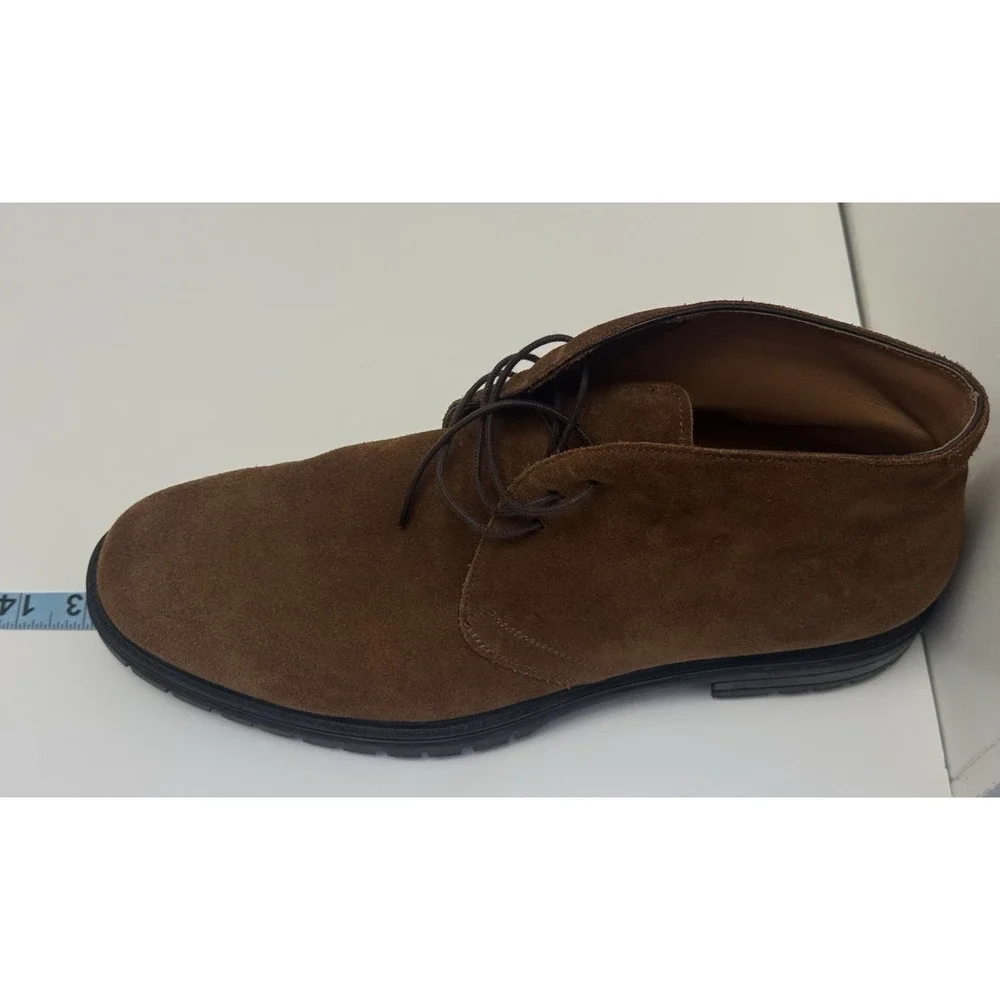 BRUNO MAGLI‎ Blue Suede Leather Chukka Boots Made In Italy EUC  Size 12 READ!!